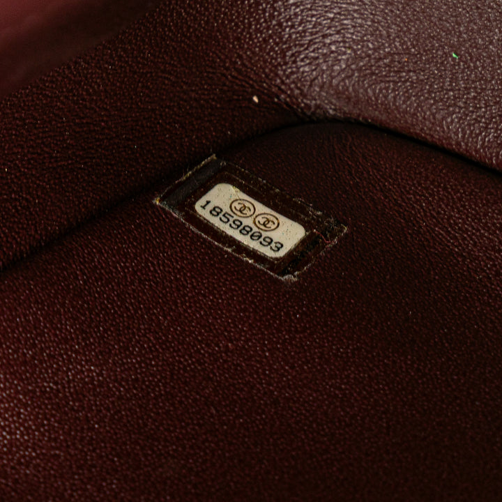 Medium Quilted Lambskin Diamond CC Flap Red - Gaby Paris