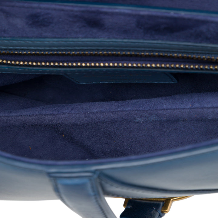 Gradient Saddle Sac Cuir de veau Bleu