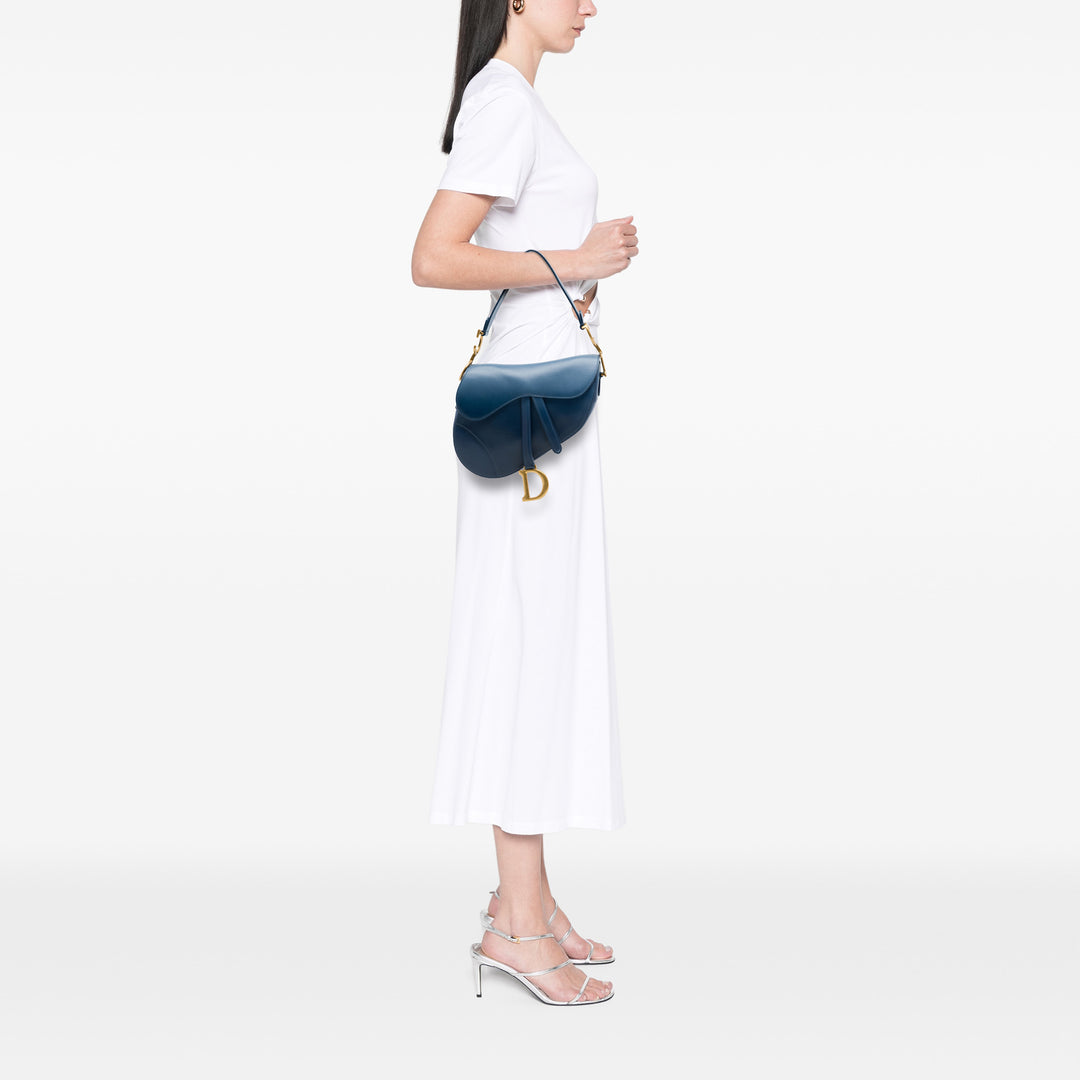 Gradient Saddle Sac Cuir de veau Bleu