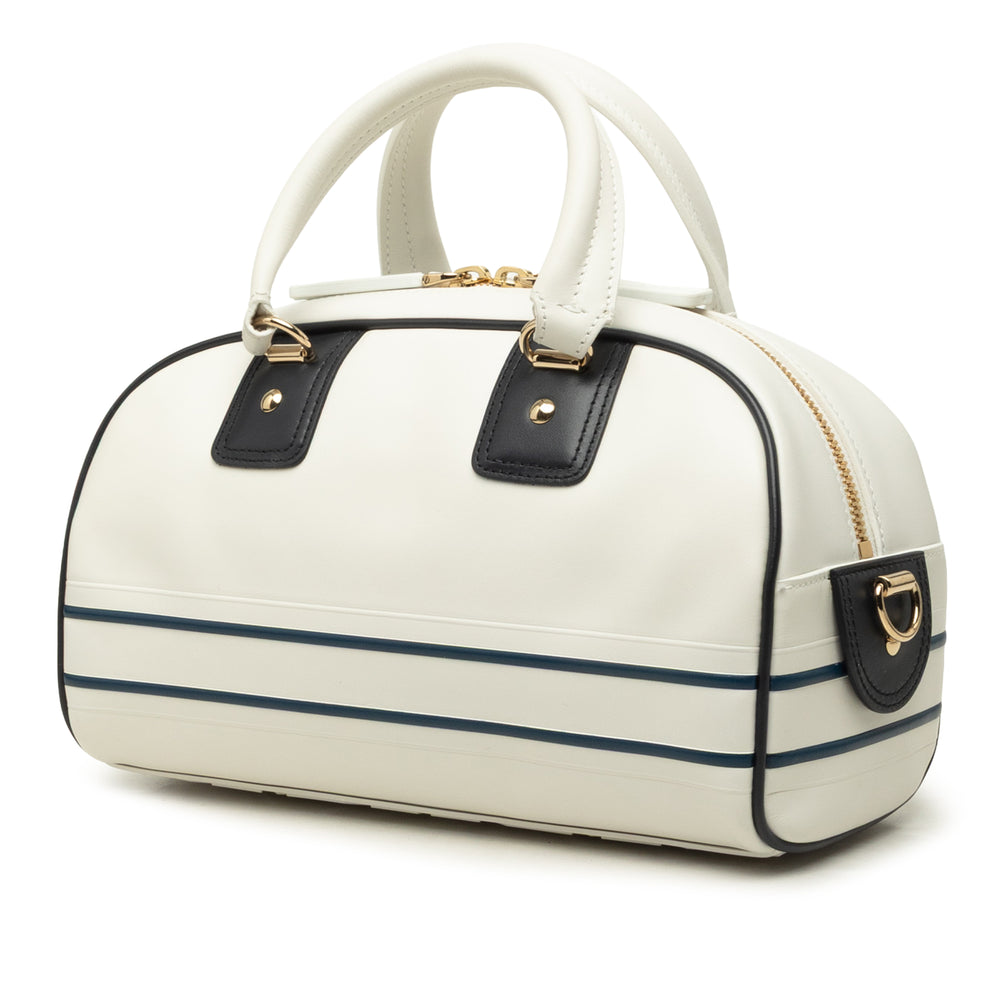 Dior Dior Vibe Zippé Sac bowling Petit Blanc – vue 2 – GABY PARIS