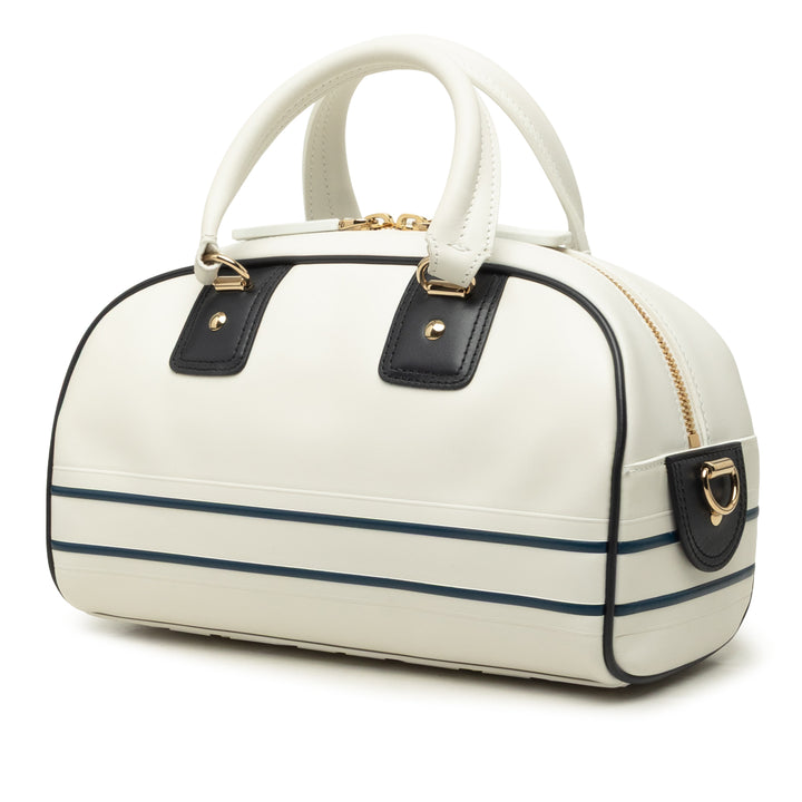 Dior Dior Vibe Zippé Sac bowling Petit Blanc – vue 2 – GABY PARIS