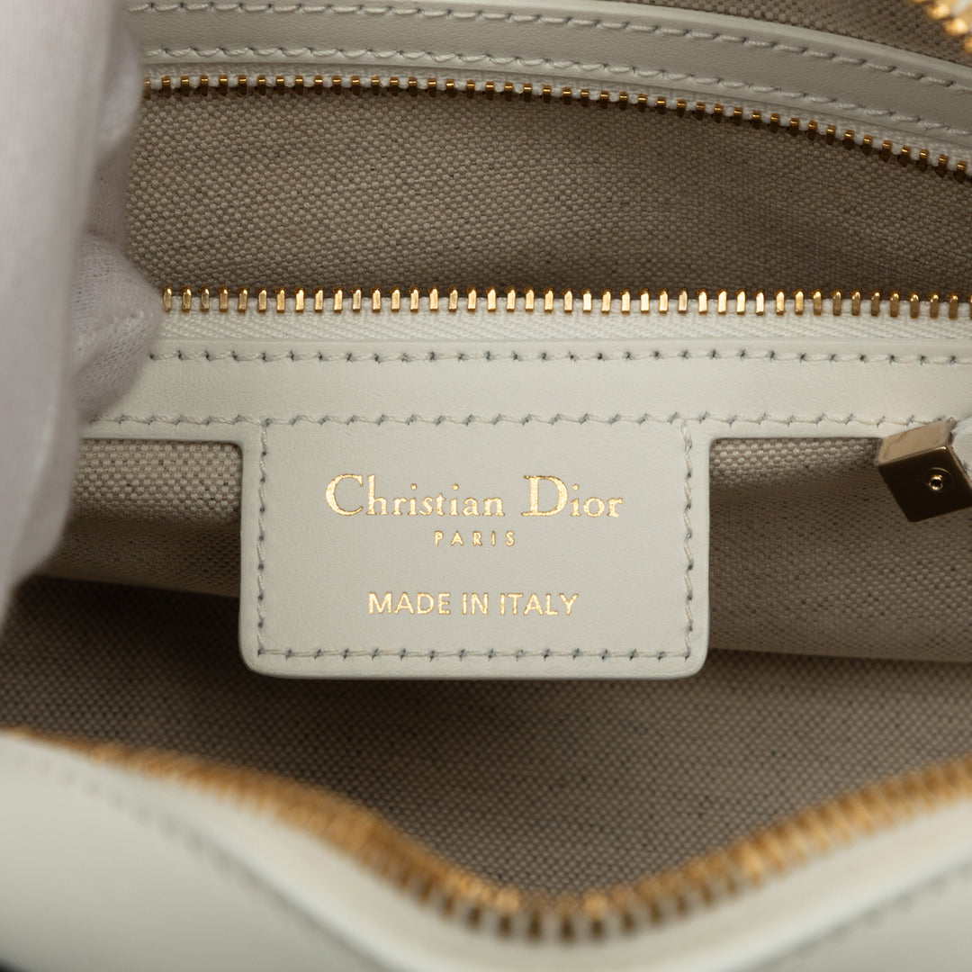Dior Dior Vibe Zippé Sac bowling Petit Blanc – vue 5 – GABY PARIS