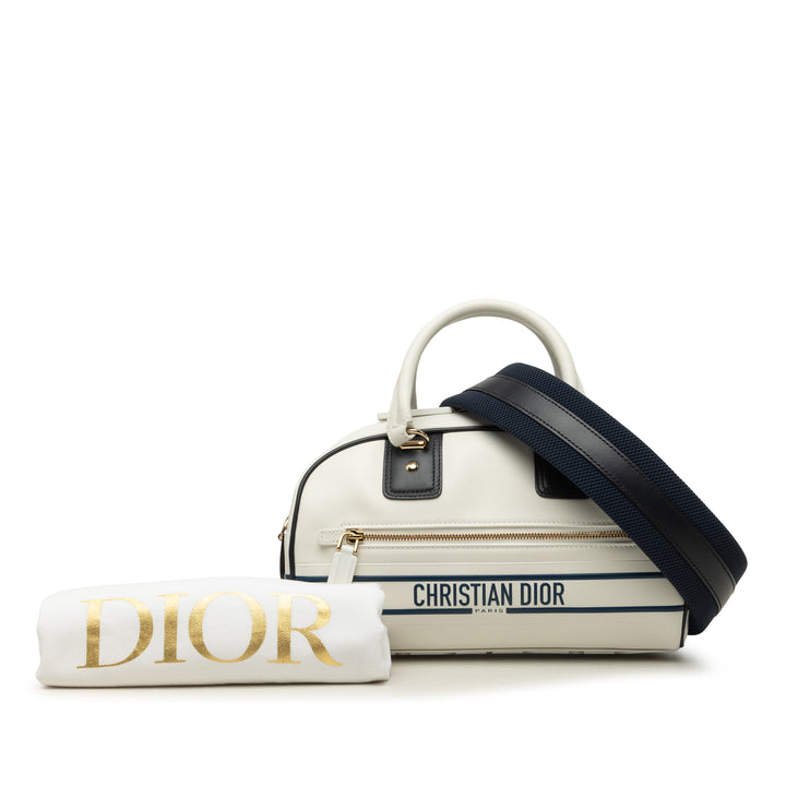 Dior Dior Vibe Zippé Sac bowling Petit Blanc – vue 7 – GABY PARIS