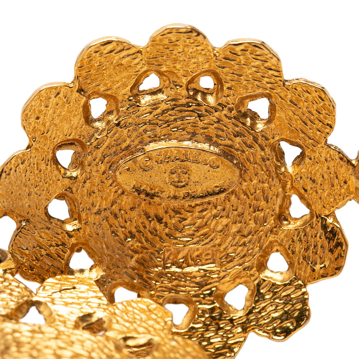 plaqué 31 Rue Cambon Medallion Link Bracelet Doré