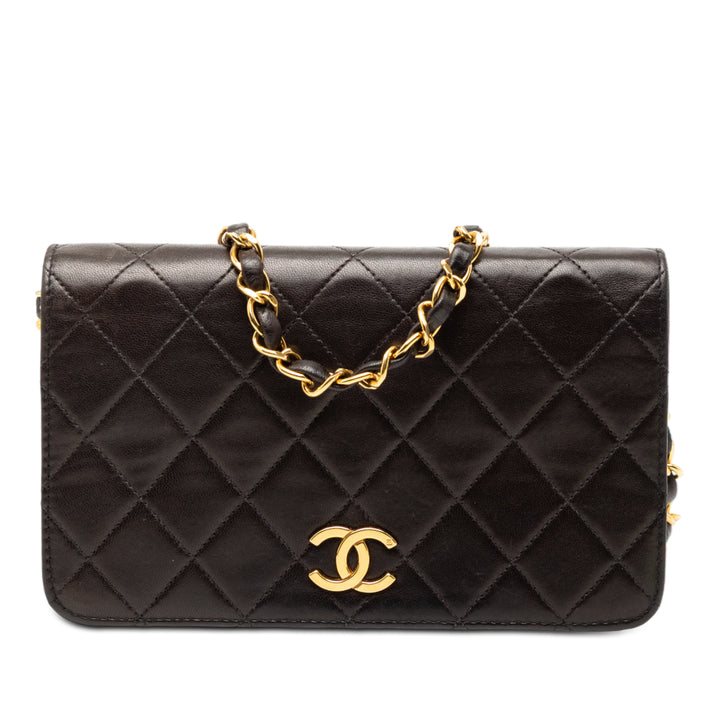 Chanel CC Matelassé Cuir d’agneau Full Simple rabat