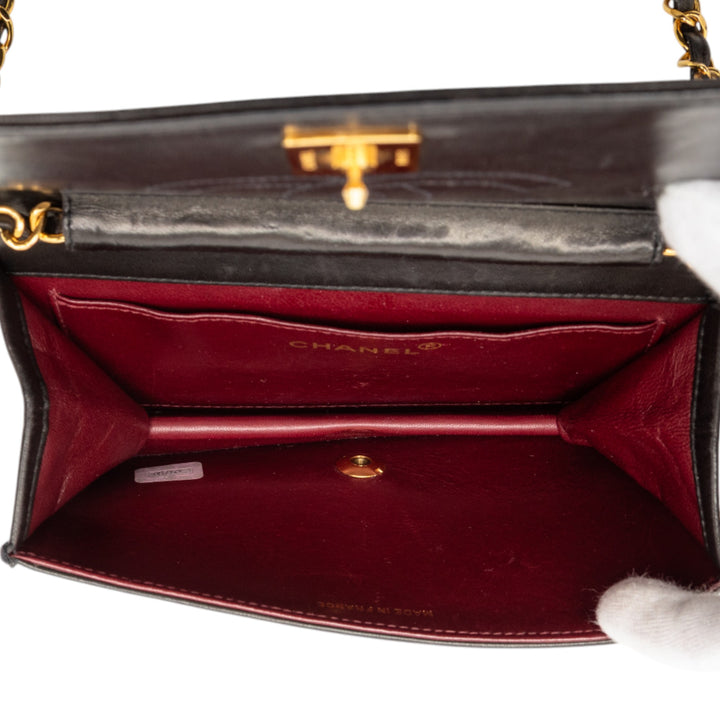 Chanel CC Matelassé Cuir d’agneau Full Simple rabat