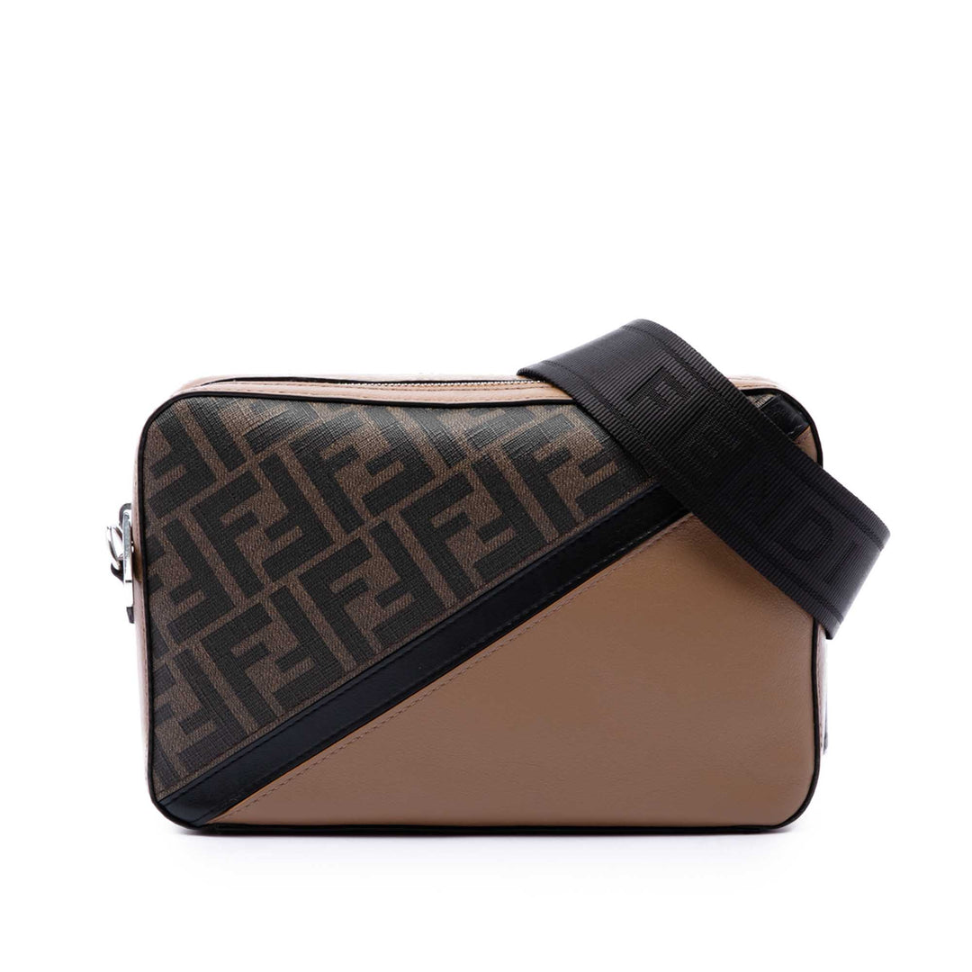 Fendi Zucca Diagonal Sac caméra Toile enduite