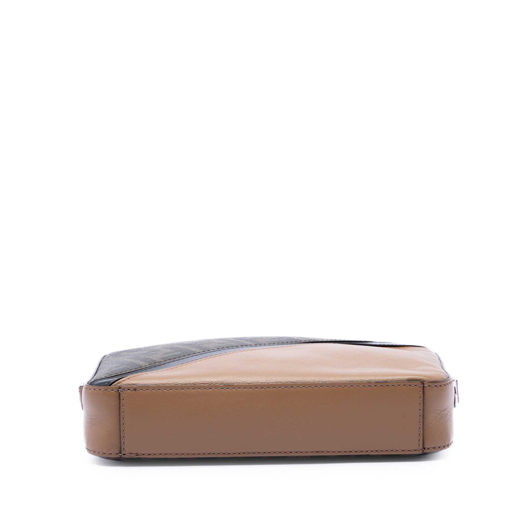 Fendi Zucca Diagonal Sac caméra Toile enduite