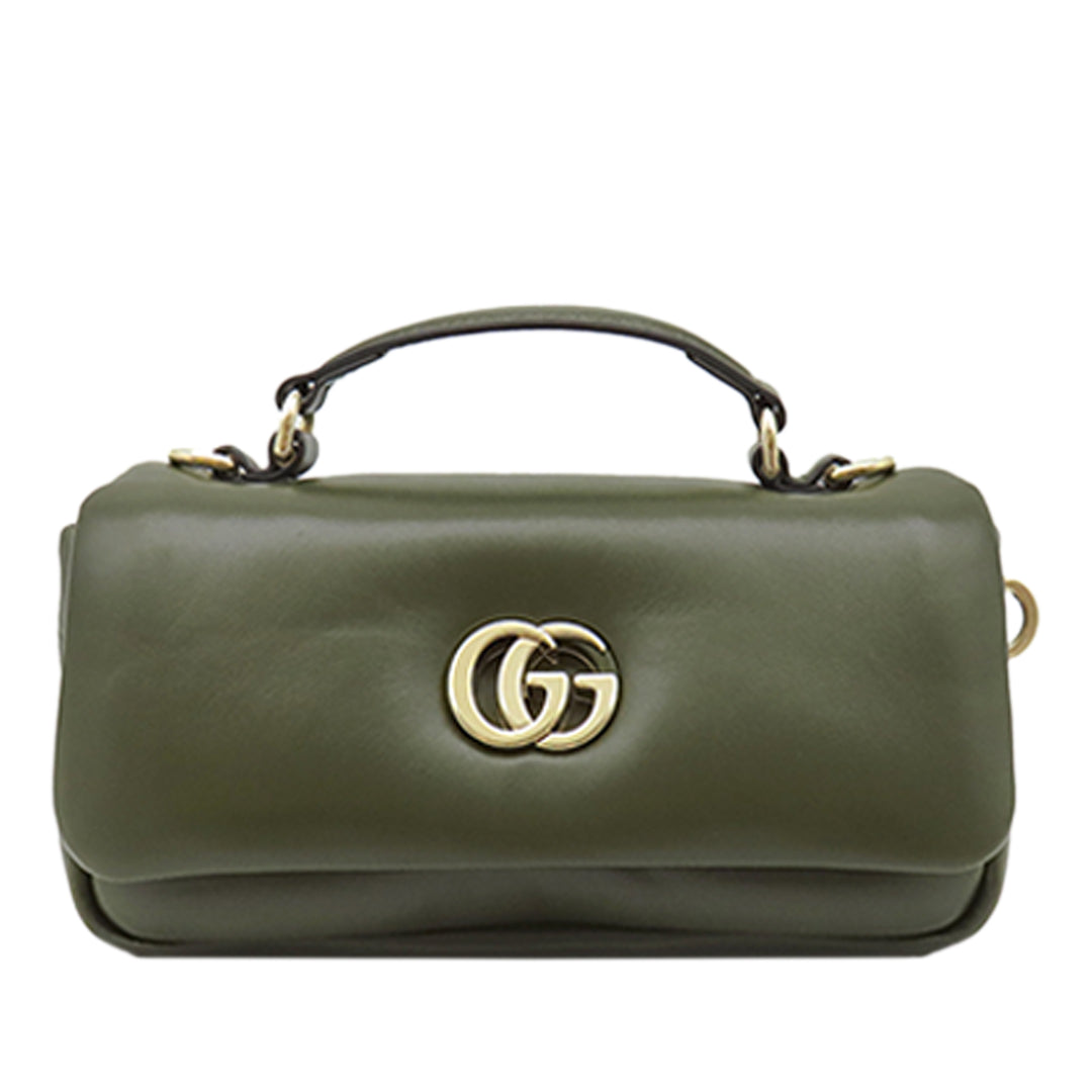 GG Milano sac à Mini Cuir d'agneau Vert