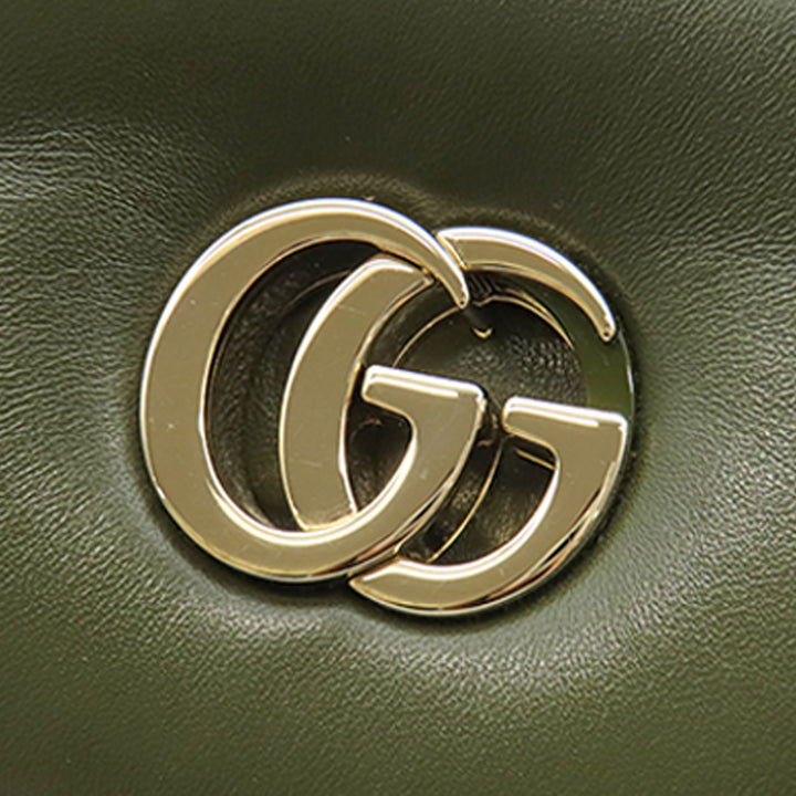 GG Milano sac à Mini Cuir d'agneau Vert