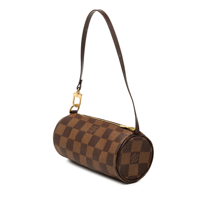 Papillon Pochette Damier Ébène Marron