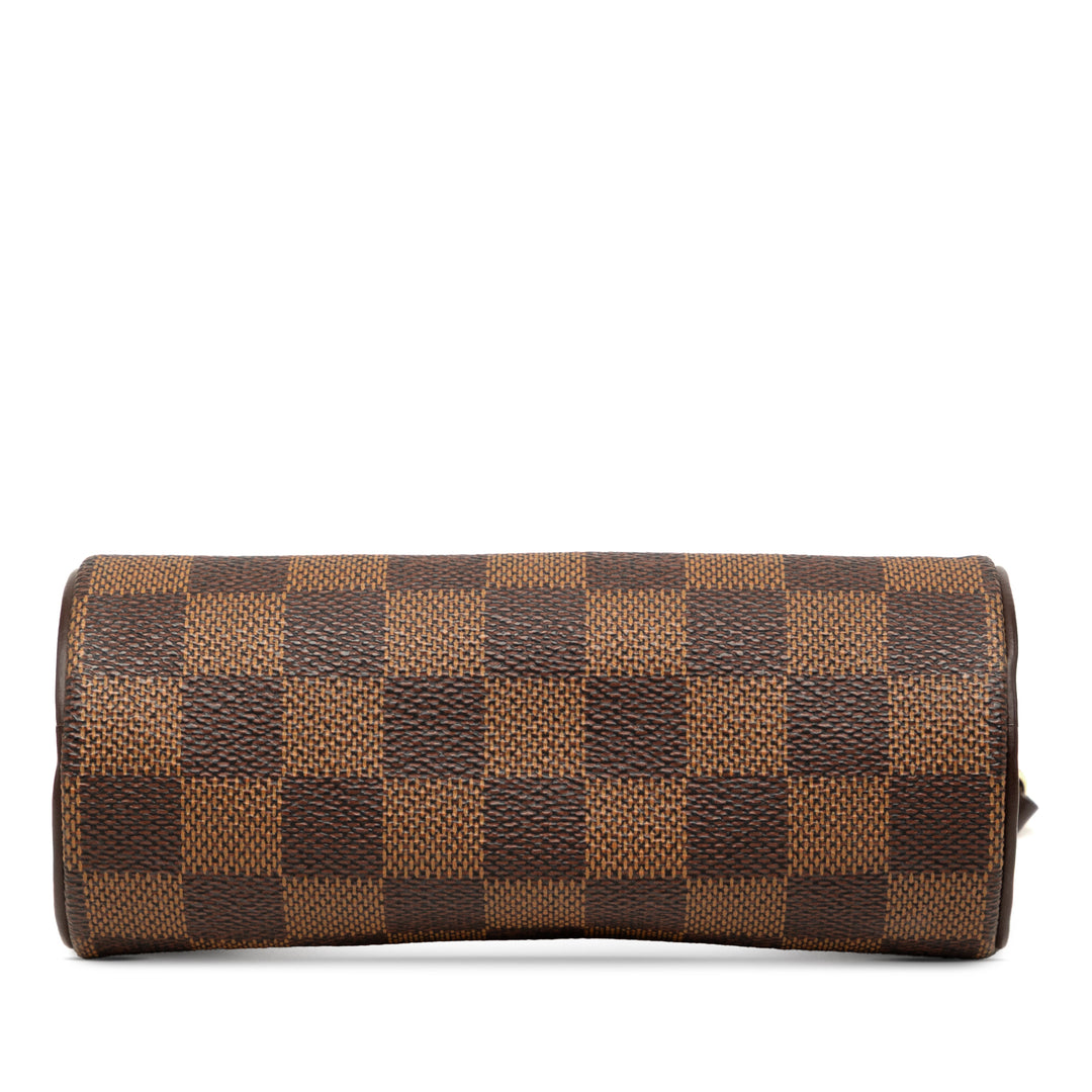 Papillon Pochette Damier Ébène Marron