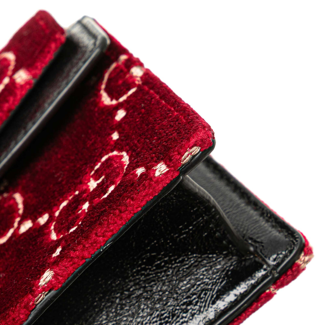 Gucci Mini GG Velours Dionysus Sac porté croisé
