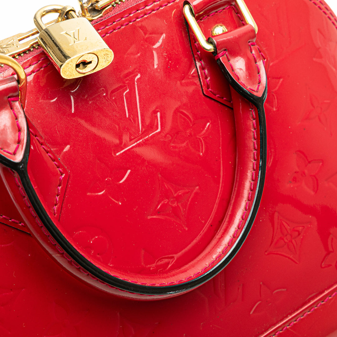 Monogram Vernis Alma BB Red - Gaby Paris