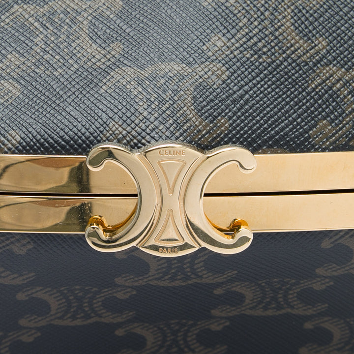 Celine Triomphe Coated Toile Lunch Boîte Sac