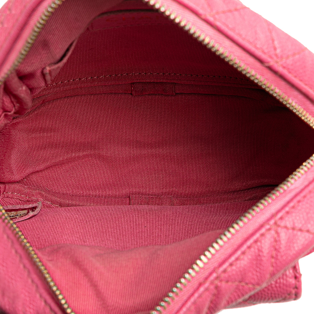 Chanel Matelassé CC Day Sac caméra Cuir caviar