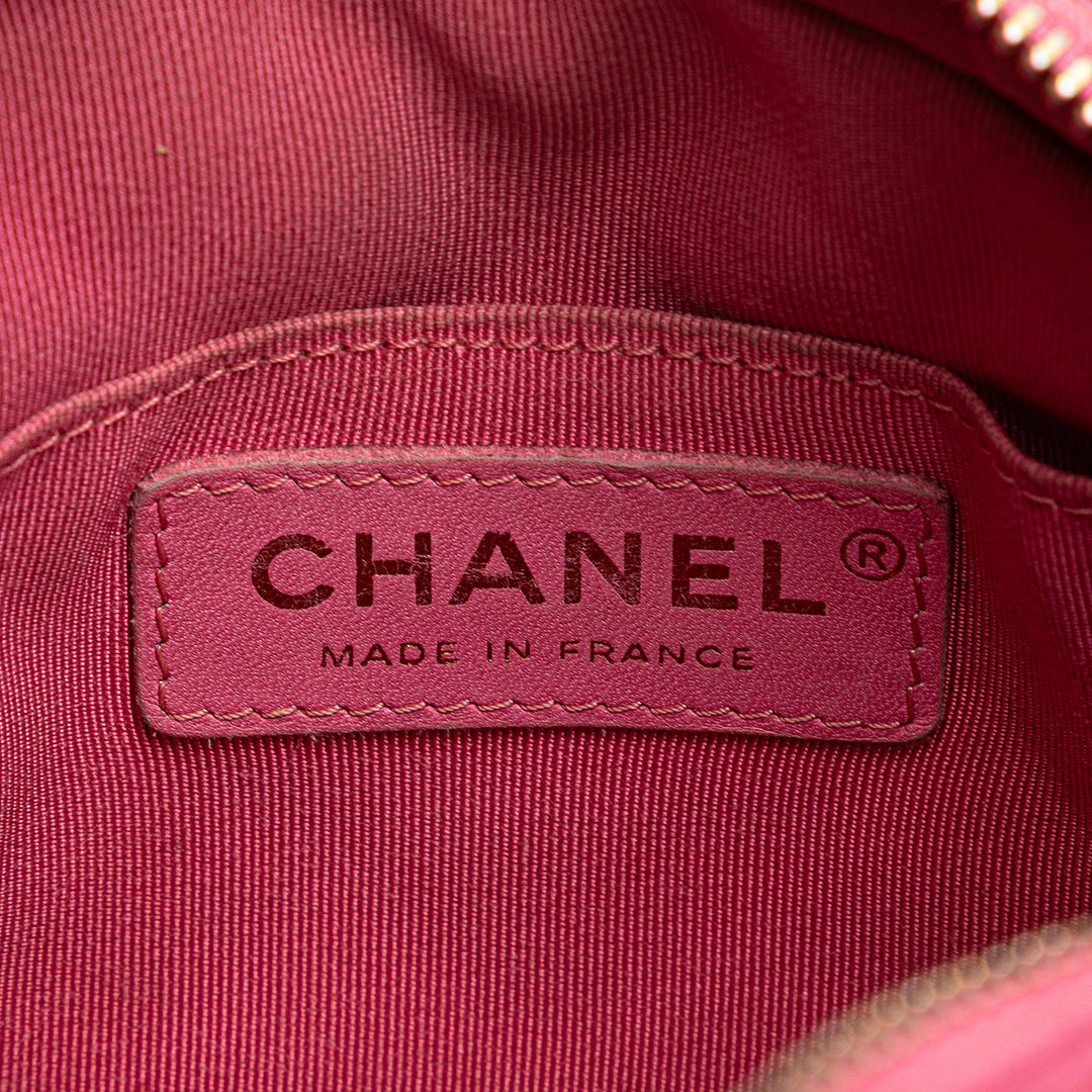 Chanel Matelassé CC Day Sac caméra Cuir caviar