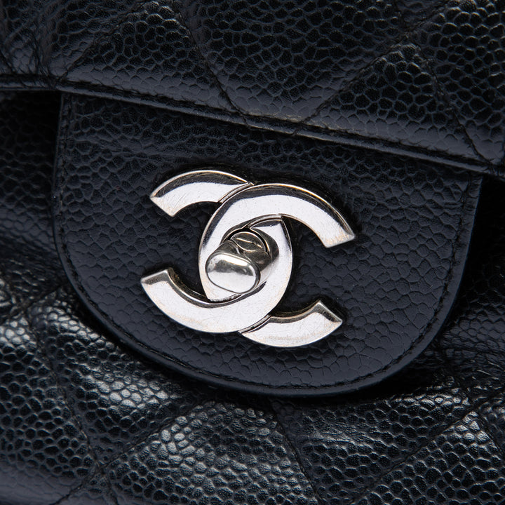 Chanel Jumbo Classic Caviar Simple rabat