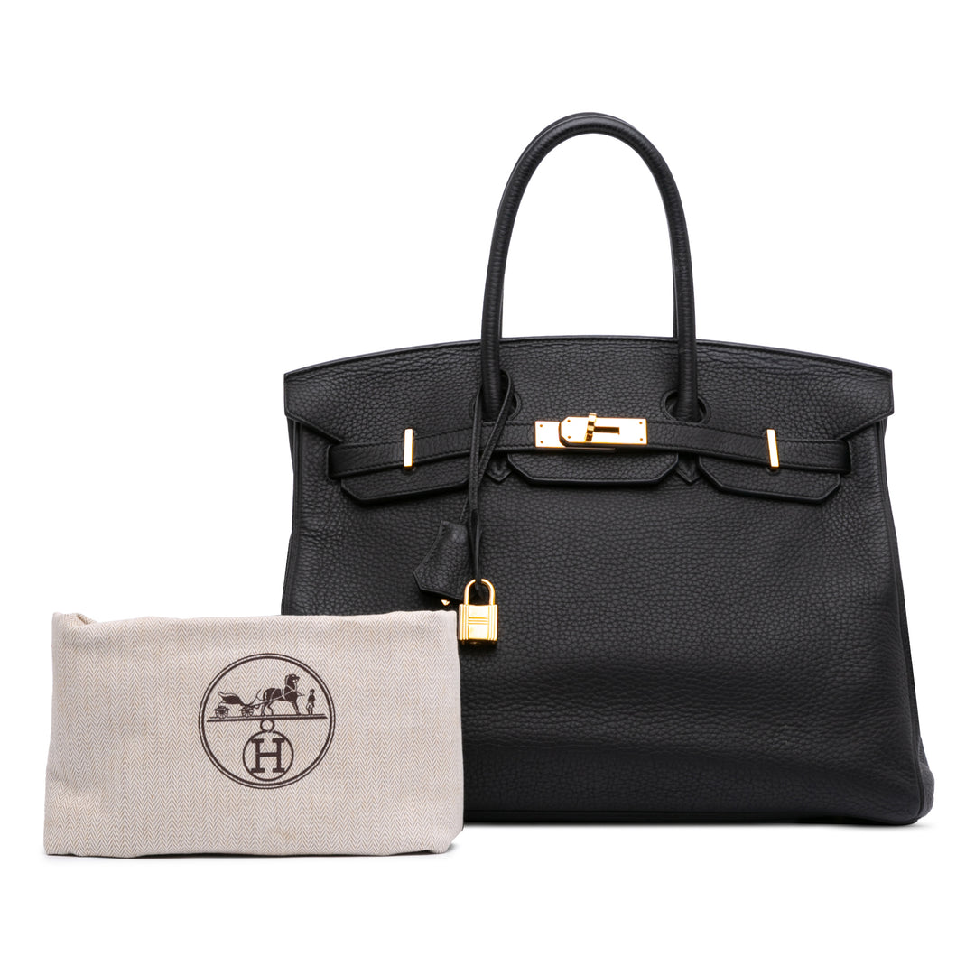 Togo Birkin Retourne 35 Black - Gaby Paris