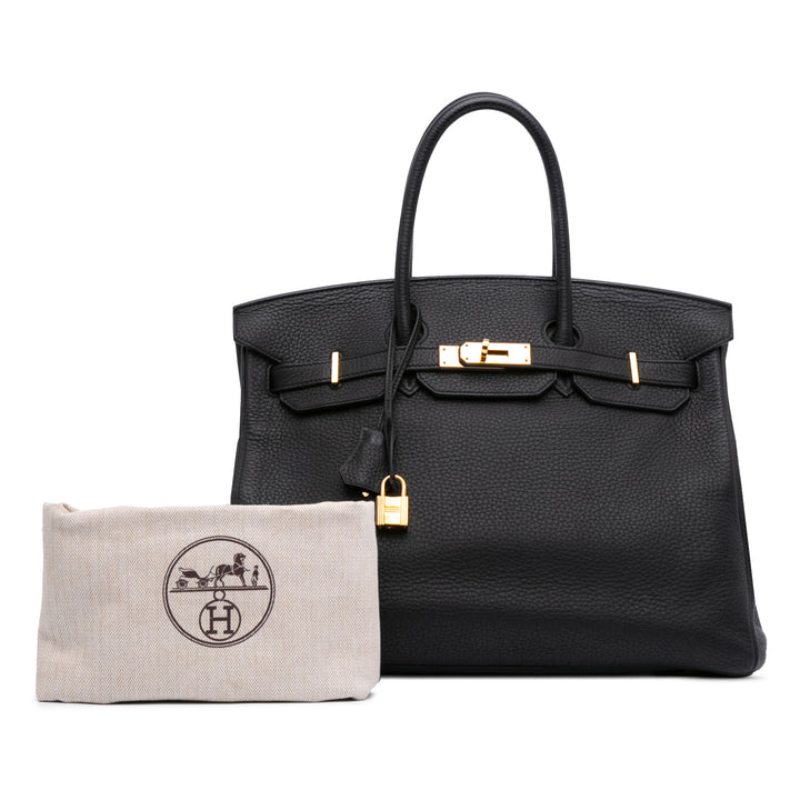 Togo Birkin Retourne 35 Black - Gaby Paris