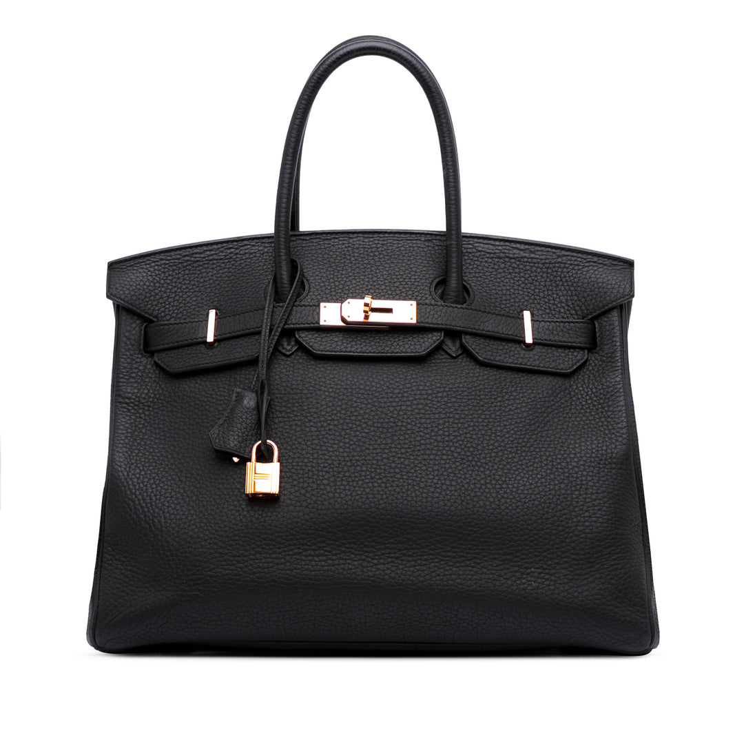 Togo Birkin Retourne 35 Black - Gaby Paris