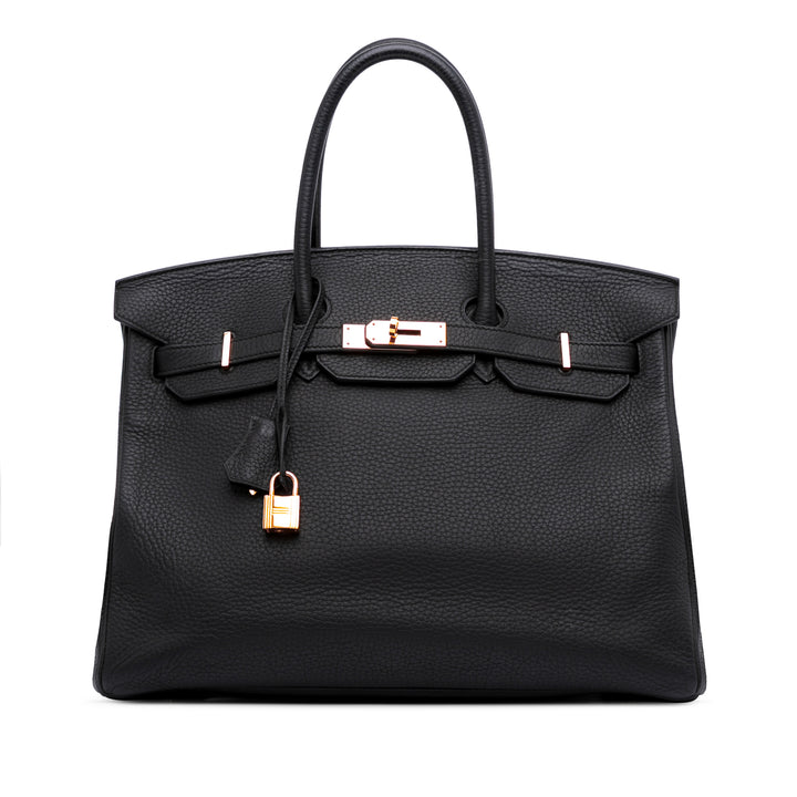 Togo Birkin Retourne 35 Black - Gaby Paris