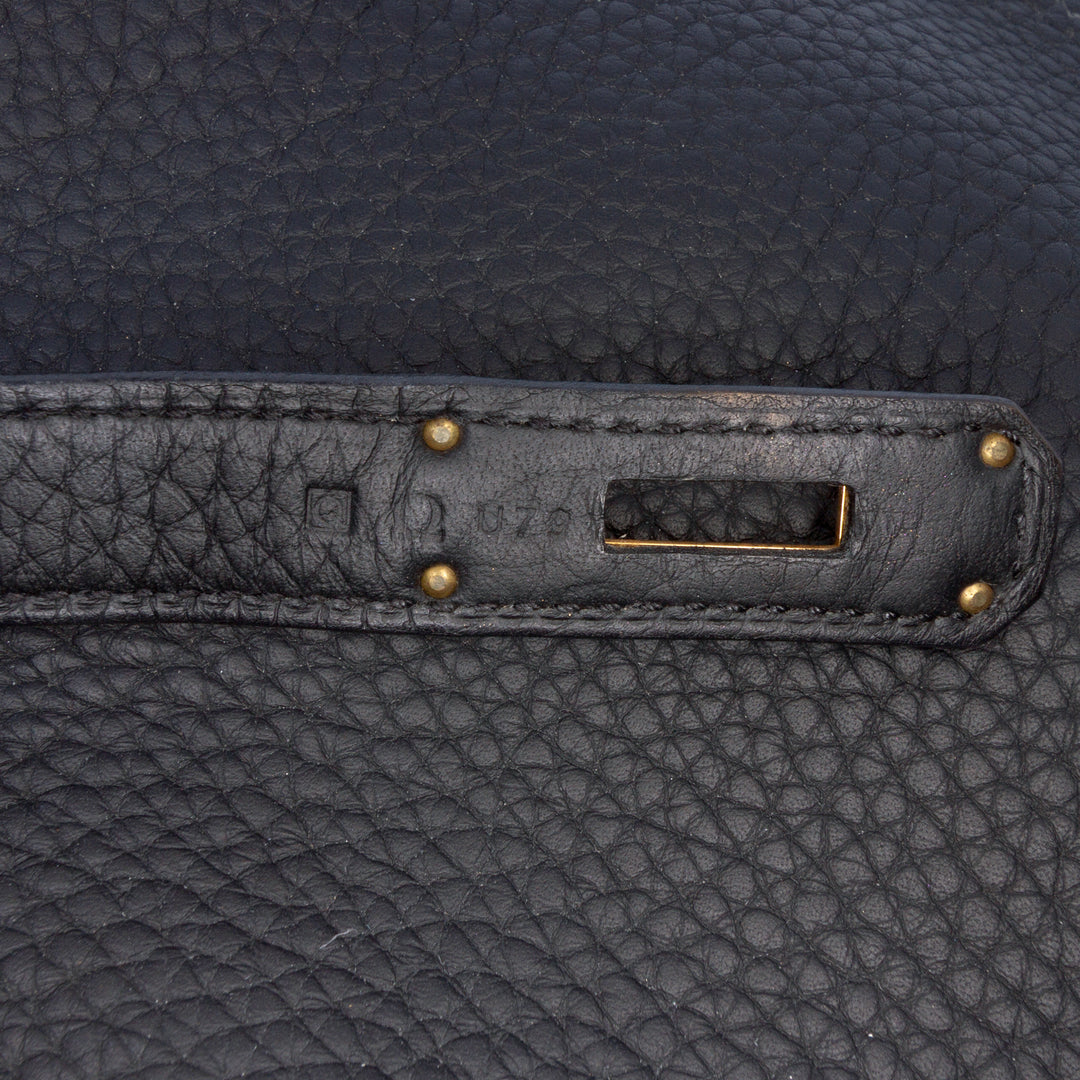 Togo Birkin Retourne 35 Black - Gaby Paris
