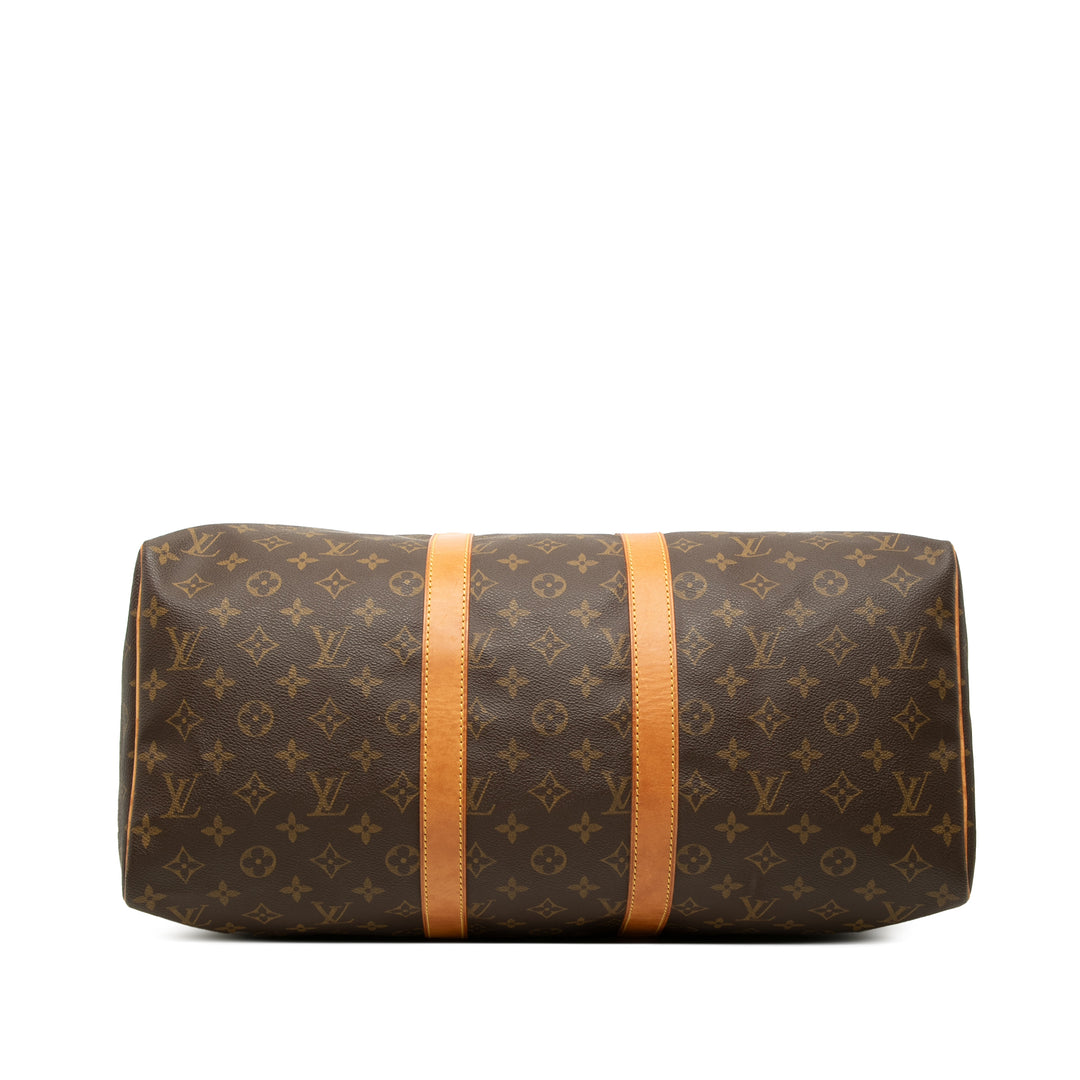 Louis Vuitton Keepall 45 Monogram Marron – vue 3 – GABY PARIS