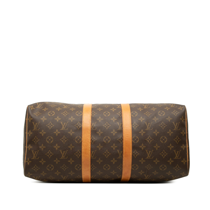Louis Vuitton Keepall 45 Monogram Marron – vue 3 – GABY PARIS