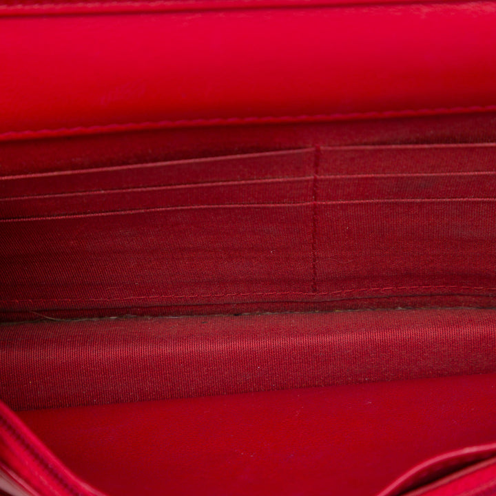 Chanel Matelassé Coco Boy Wallet on Chain Rouge – vue 4 – GABY PARIS
