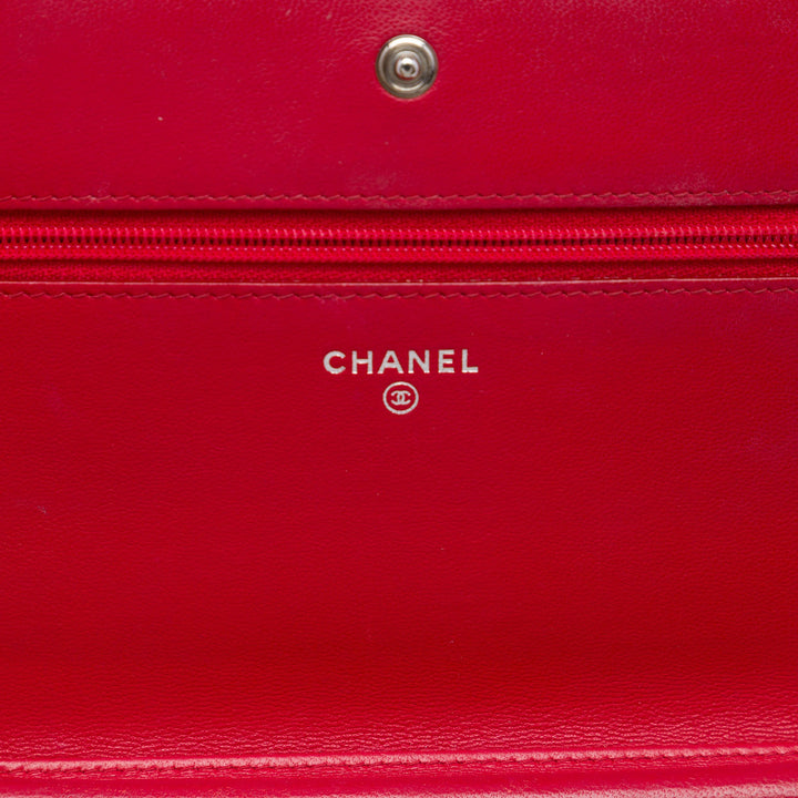 Chanel Matelassé Coco Boy Wallet on Chain Rouge – vue 5 – GABY PARIS