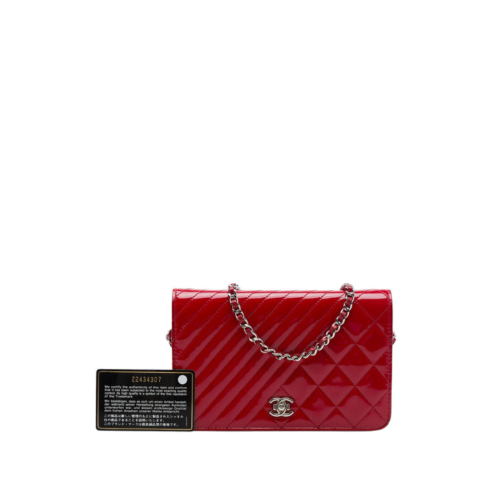 Chanel Matelassé Coco Boy Wallet on Chain Rouge – vue 7 – GABY PARIS