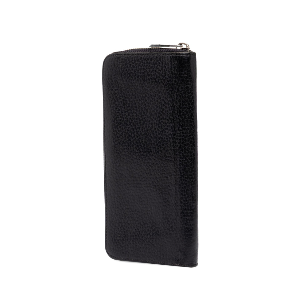 Louis Vuitton Vertical Zippy Portefeuille long taurillon Noir – vue 2 – GABY PARIS