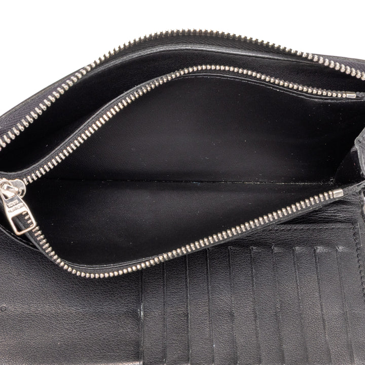 Louis Vuitton Vertical Zippy Portefeuille long taurillon Noir – vue 4 – GABY PARIS