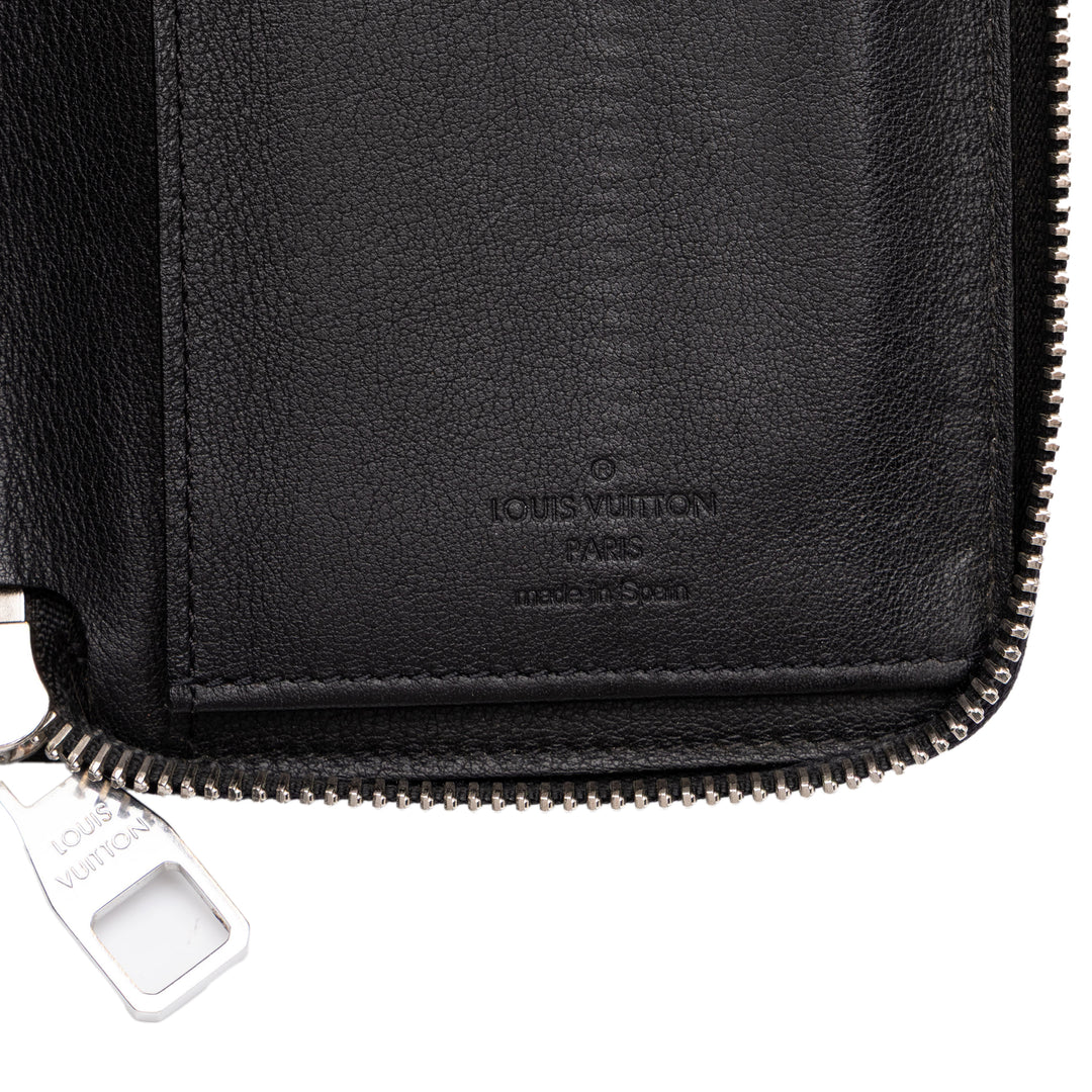 Louis Vuitton Vertical Zippy Portefeuille long taurillon Noir – vue 5 – GABY PARIS