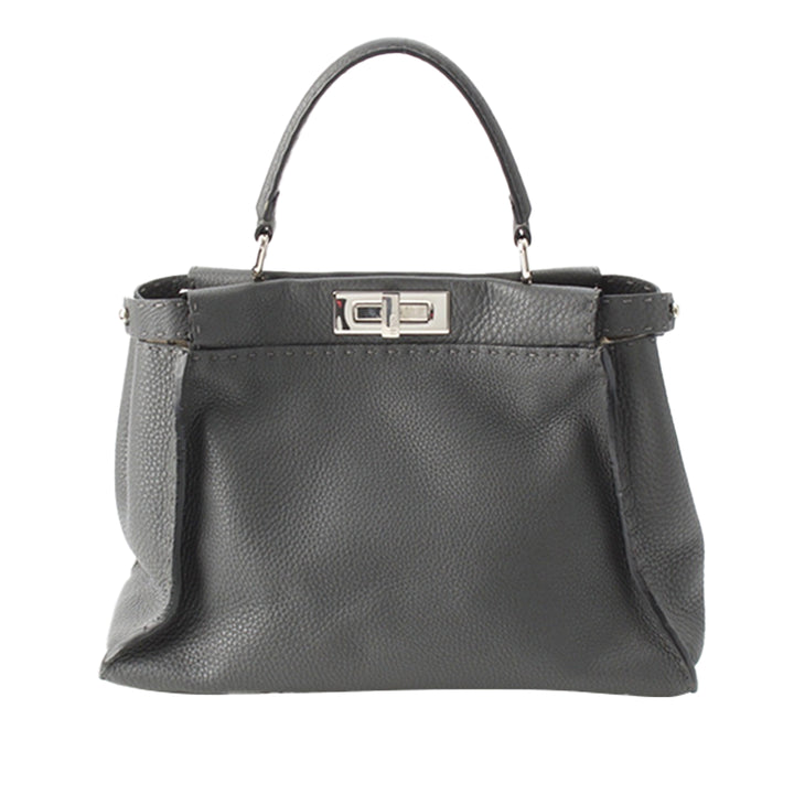 Fendi Selleria Peekaboo Iconic Sac Moyen Cuir