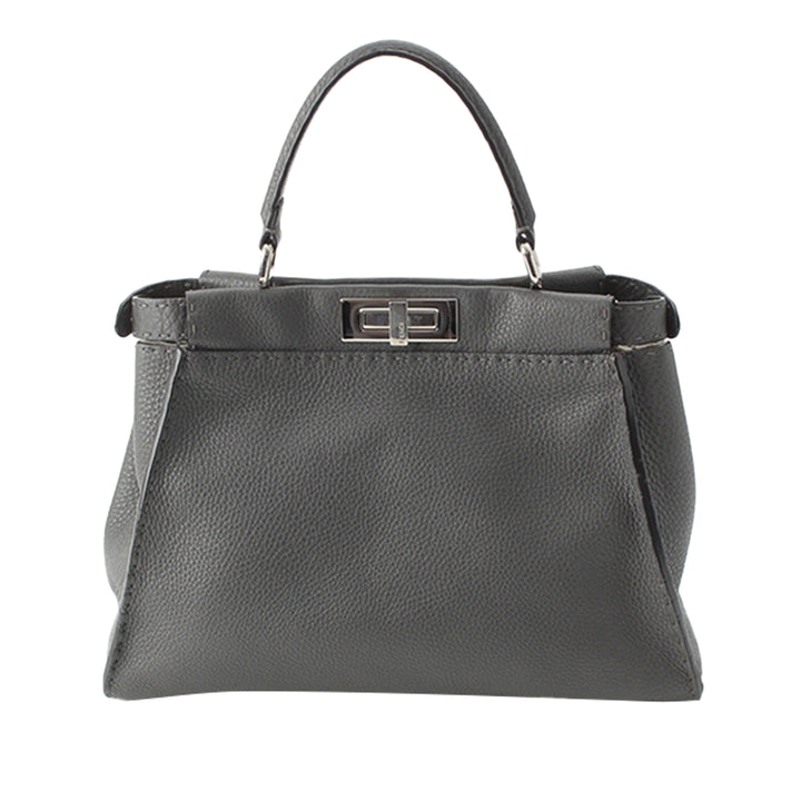 Fendi Selleria Peekaboo Iconic Sac Moyen Cuir