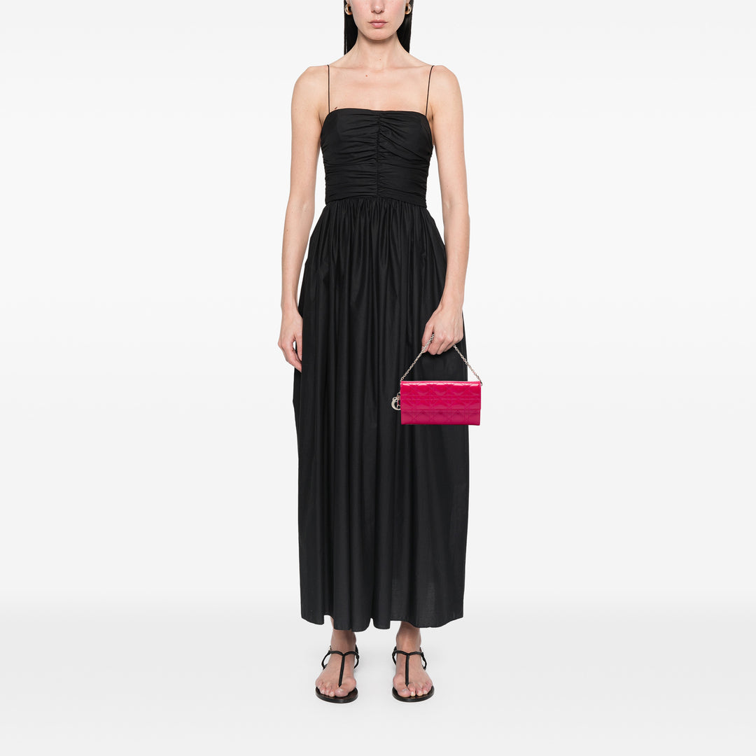 Dior Cannage Lady Dior Wallet on Chain Rose – vue 5 – GABY PARIS