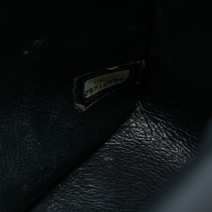 Classic Double rabat Jumbo Cuir caviar Noir