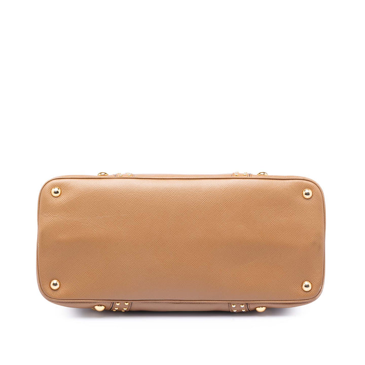 Prada clouté Saffiano Cuir Promenade Sac