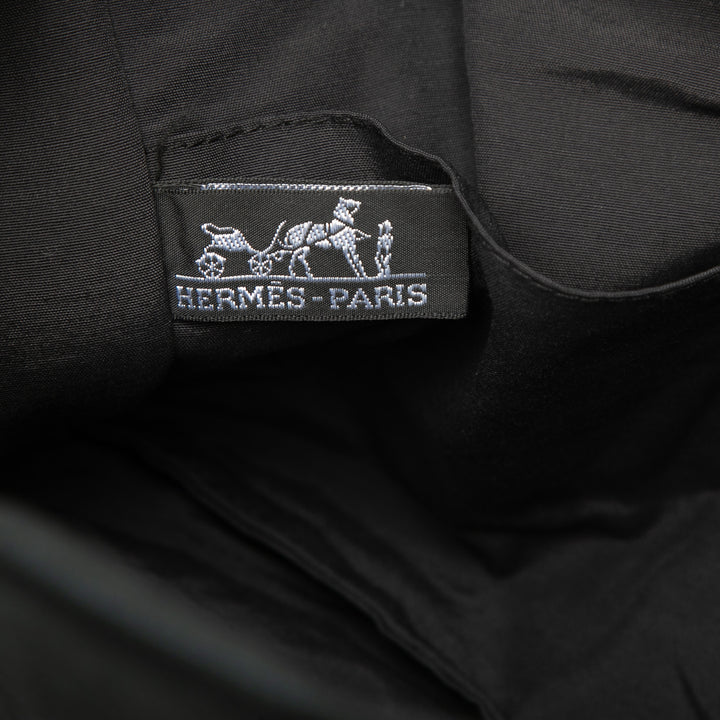 Hermès Pochette Fourre Tout Noir – vue 5 – GABY PARIS