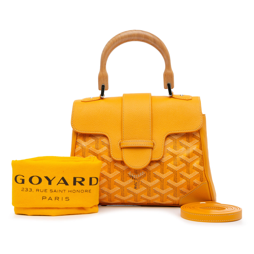 Mini Goyardine Saigon Souple Yellow - Gaby Paris