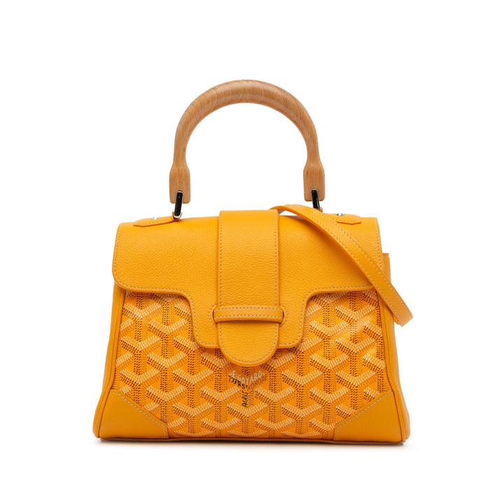 Mini Goyardine Saigon Souple Yellow - Gaby Paris