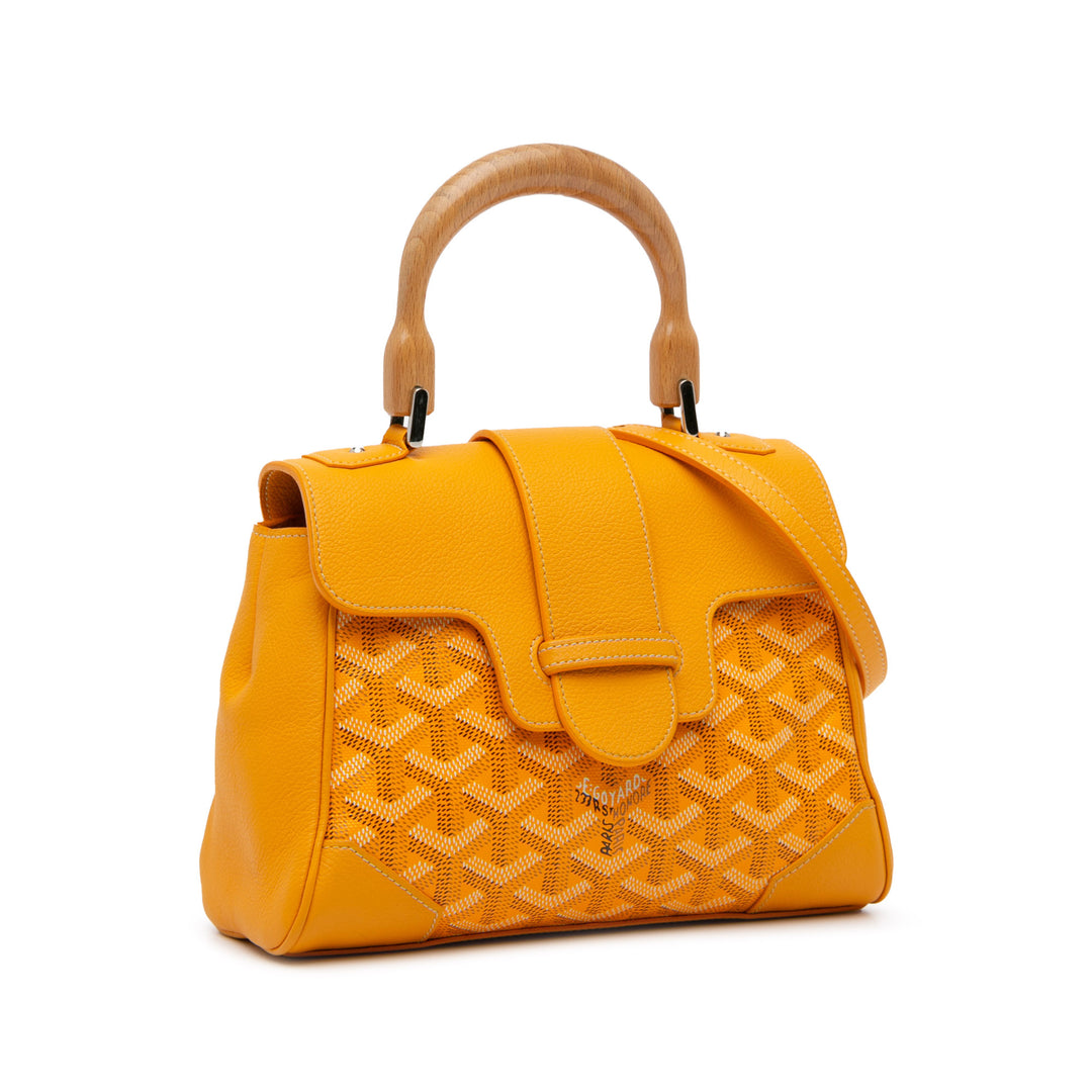 Mini Goyardine Saigon Souple Yellow - Gaby Paris