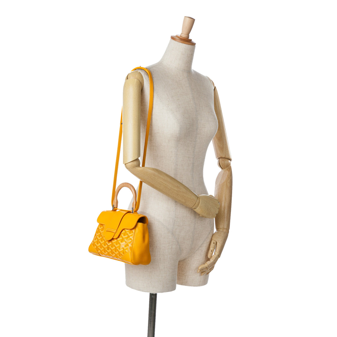 Mini Goyardine Saigon Souple Yellow - Gaby Paris