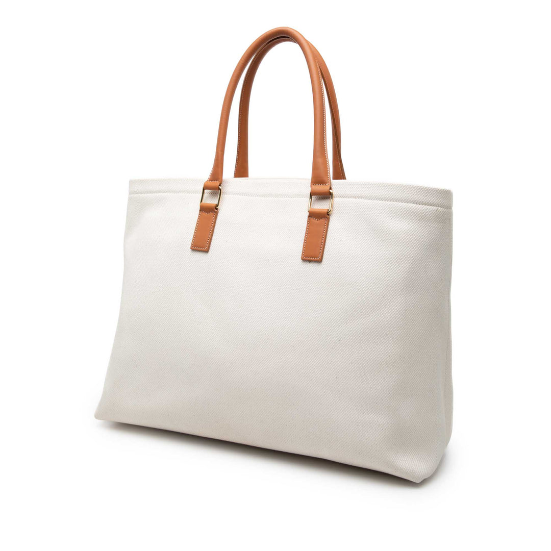 Celine Small Toile Logo Print Horizontal Cabas Cabas