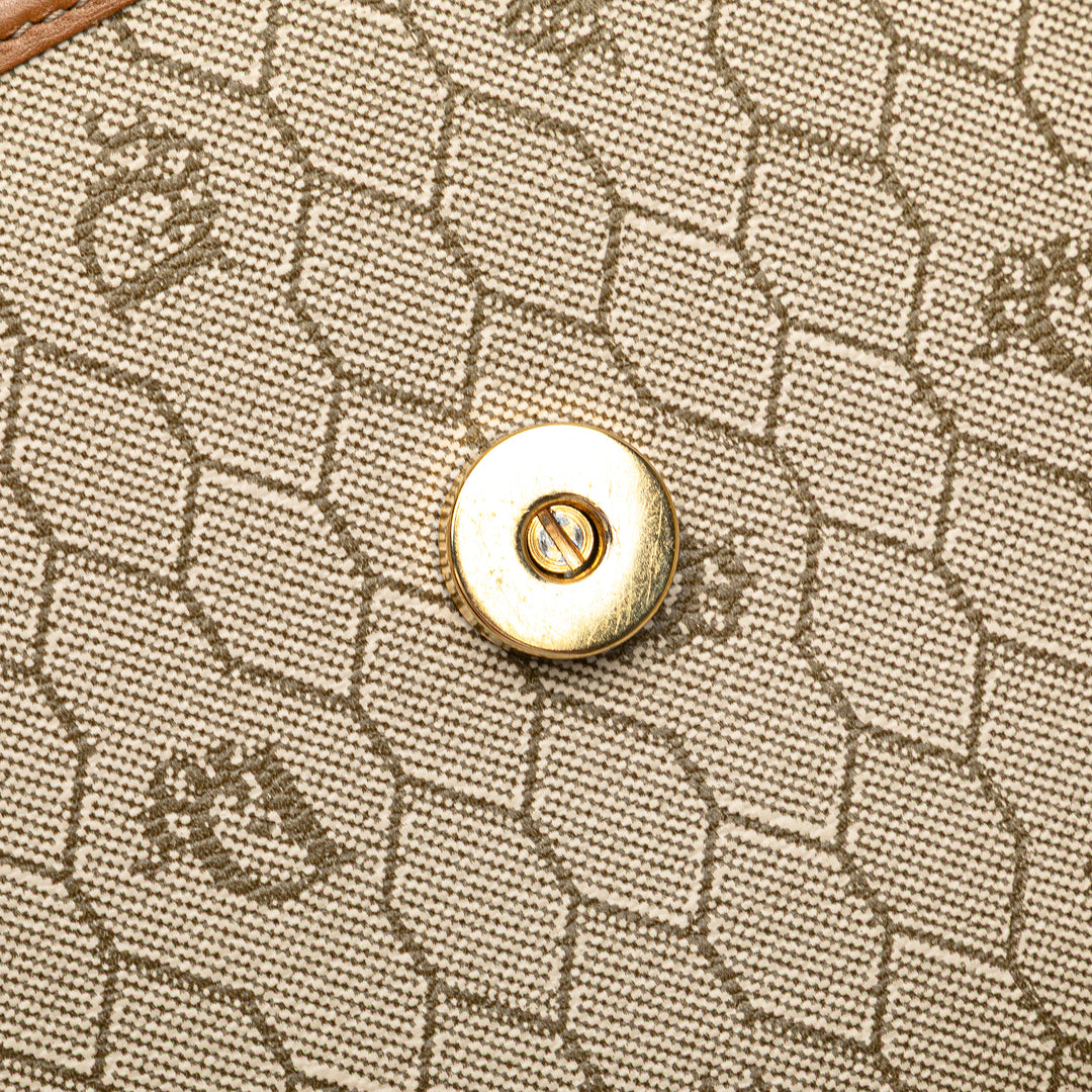 Dior Honeycomb Coated Toile Sac porté croisé Marron – GABY PARIS Authentique