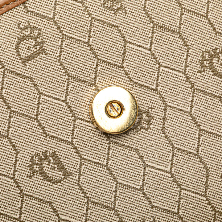 Dior Honeycomb Coated Toile Sac porté croisé Marron – GABY PARIS Authentique