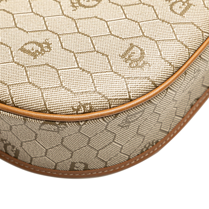 Dior Honeycomb Coated Toile Sac porté croisé Marron – GABY PARIS Authentique