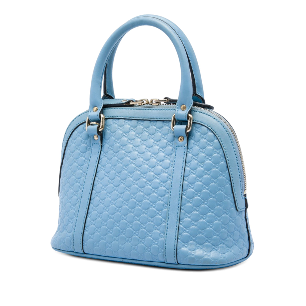 Gucci Microguccissima Sac dôme Mini Bleu – vue 2 – GABY PARIS